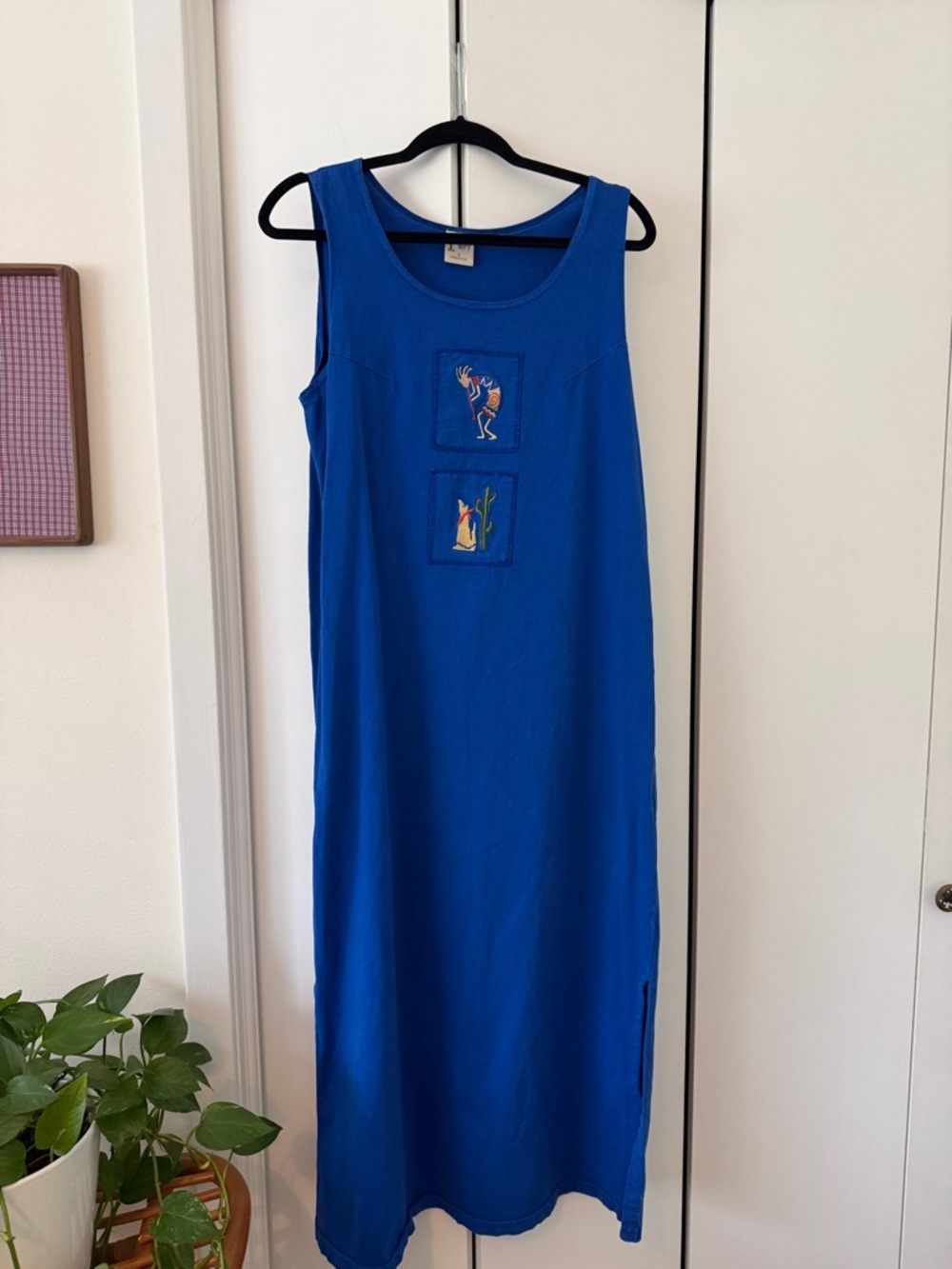 Vintage Blue Sleeveless dress